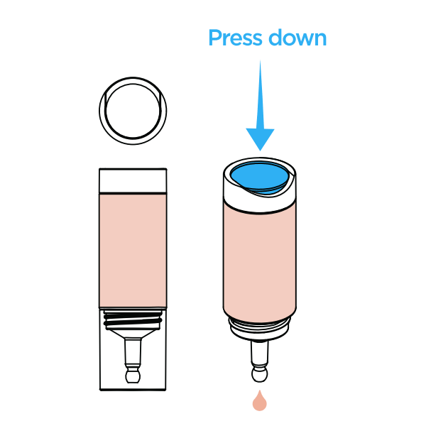 DROPPER AMPOULE - RUBBER BUTTON TYPE image 3